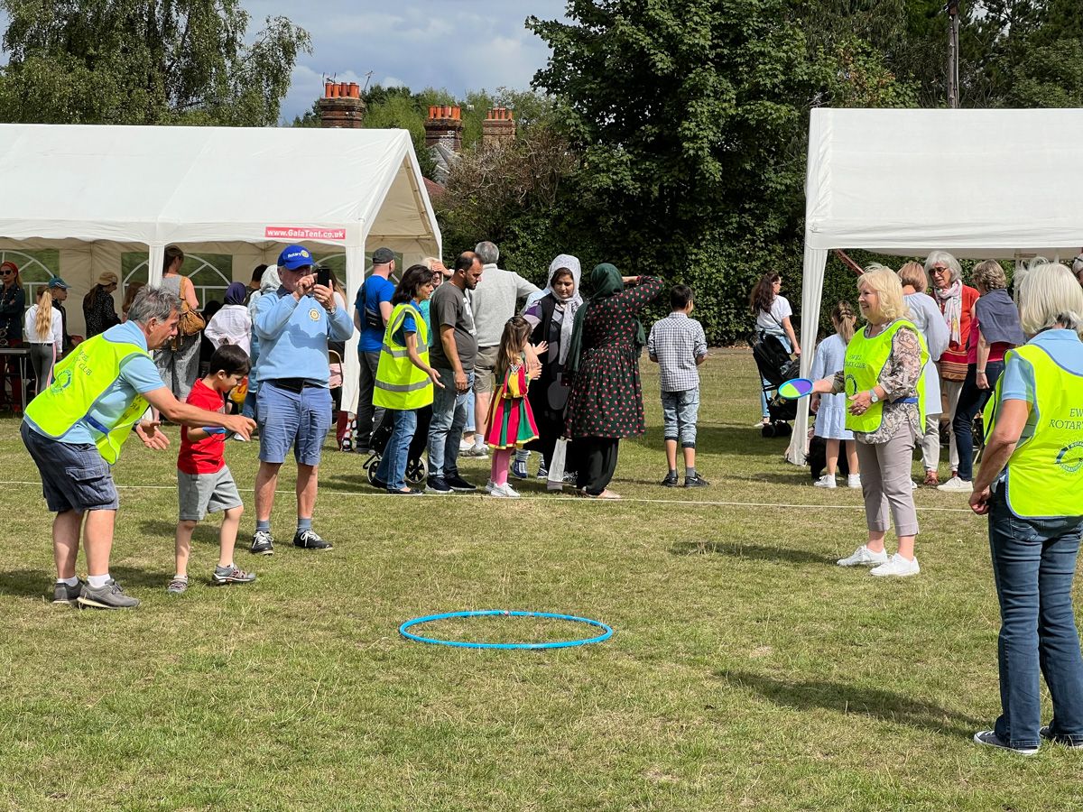 Great picnic for Ukraine with free icecream!! Rotary Epsom